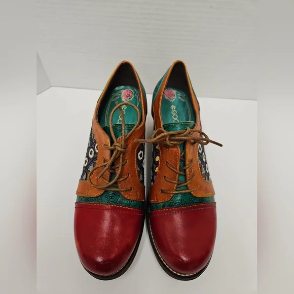 Colorful Lace-Up Boots for Women - Picture 3 of 10